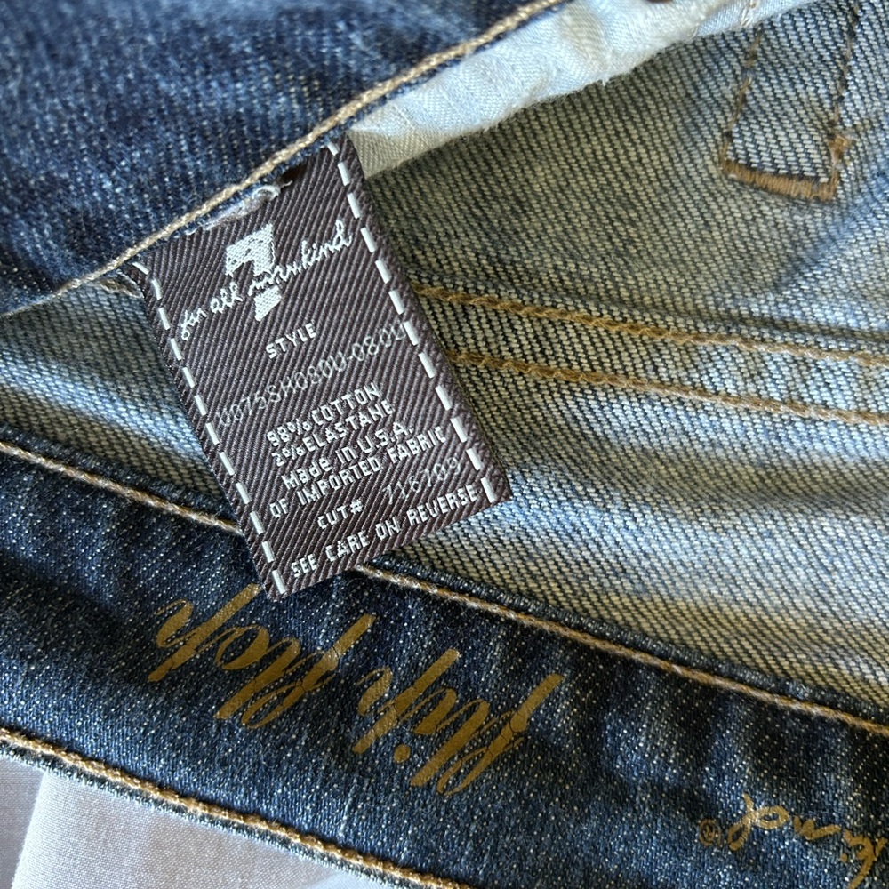 7 For All Mankind Low Rise Jeans - Picture 4 of 6